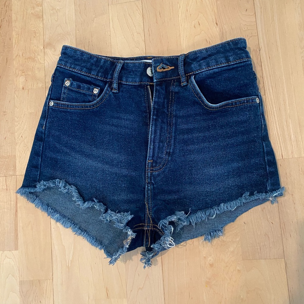 Zara cutoff denim shorts